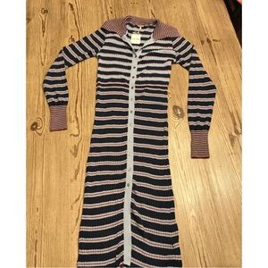 Free People Vista sweater dress / cardigan button down . New with tag Sz. small